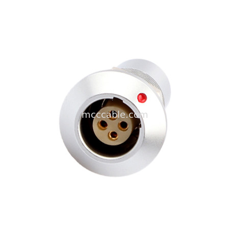 Connecteur circulaire étanche à l'eau série B Z7 4P Femme Socket étanche à l'eau scellée sous vide, écrous de prise fixe IP68 fixe