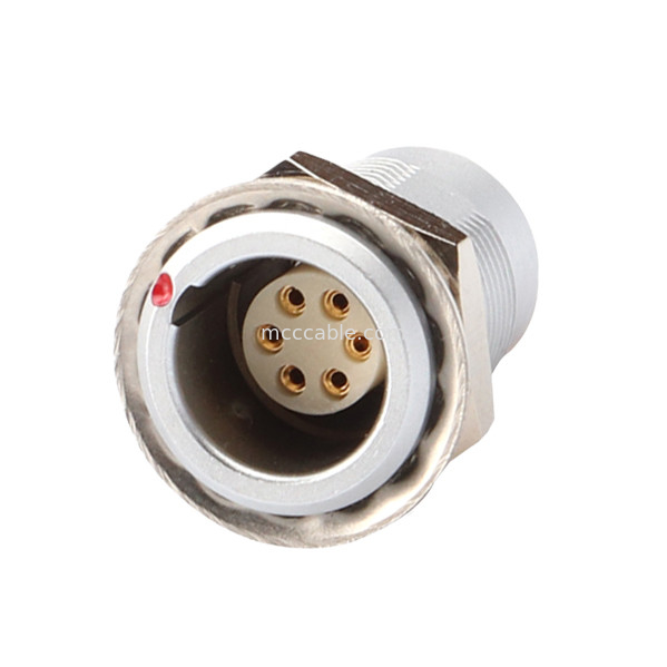 Connecteur à verrouillage automatique poussé-tiré Connecteur circulaire Z1 série 6 broches Connecteur industriel imperméable à l'eau féminin
