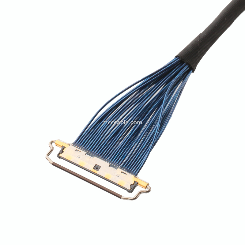 Couleur rouge jaune-clair de cable connecteur coaxial micro de DF81-30P-LCH