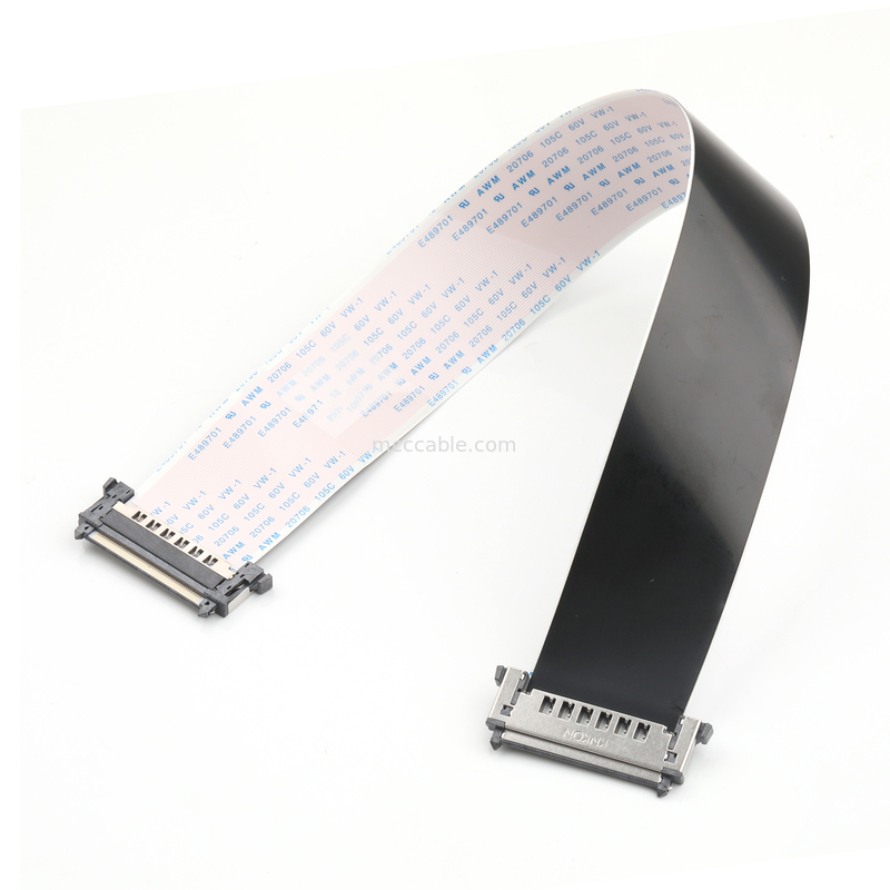 RE51 CONNGolden Pins UP FPC FFC câble 51Pin de 0,5 mm de hauteur câble plat flexible de 300 mm de long