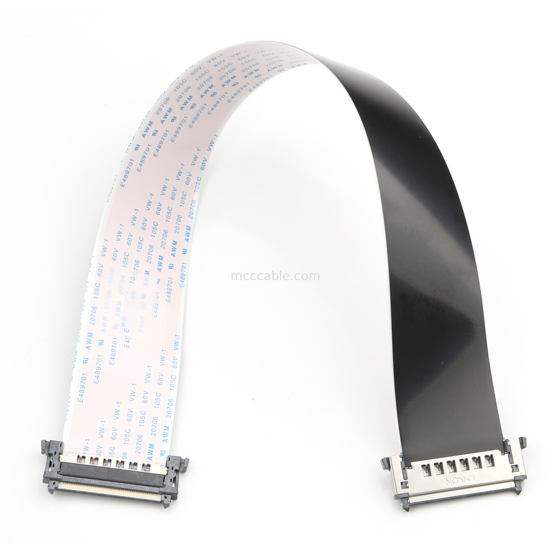 RE51 CONNGolden Pins UP FPC FFC câble 51Pin de 0,5 mm de hauteur câble plat flexible de 300 mm de long