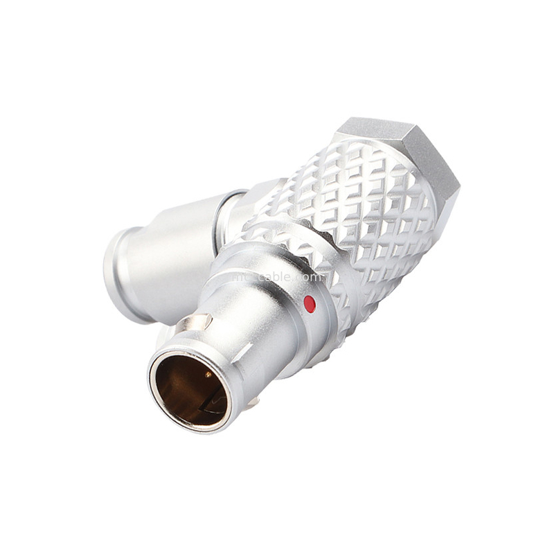 Connecteur de commande industriel de série B T3 5Pin 90° angle droit Connecteur circulaire