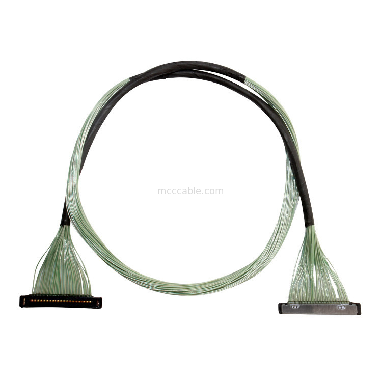 50 pin 20380-R30T-06 LVDS EDP assemblage de câble micro coaxiale 50P connecteur