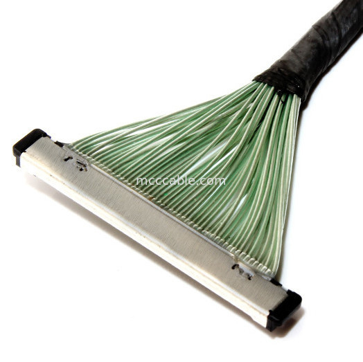 50 pin 20380-R30T-06 LVDS EDP assemblage de câble micro coaxiale 50P connecteur