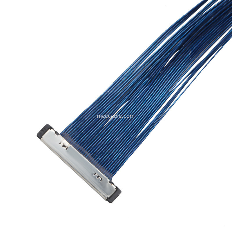 Connecteur micro d'affichage de 30 de Pin d'informatique  de câble coaxial de liaison lvds de l'Assemblée 20380-R30T-06