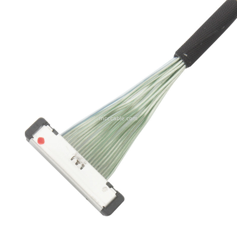 0.4mm Pitch 20380-R20T-06 Micro câble coaxial câble de connecteur lvds 20P 0,4mm pitch