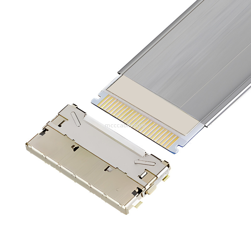 20952-024E-02 0,5 mm d'écartement, entièrement blindé, à grande vitesse, verrouillage automatique, mat horizontal, écartement de 0,5 mm blindé FFC/FPC