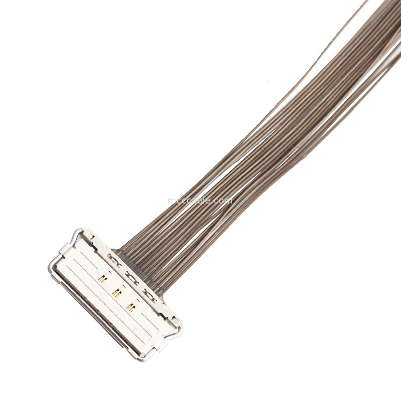 connecteur coaxial micro d'affichage de lvds d' 20679-20p de câble d'informatique du lancement LVDS de 0.4mm