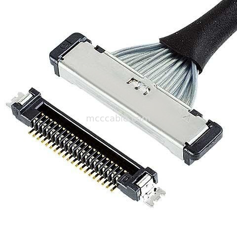 Cable coaxiale micro 20380 50P Connecteur 20380-050T-06 Lvds 0,4 mm de hauteur