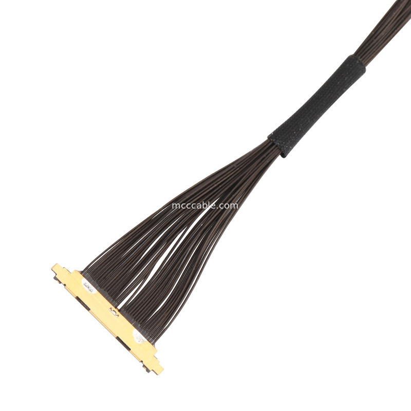 Cable coaxiale micro série 30P 20531-034T-02 à 20531-034T-02 0,25 mm de hauteur