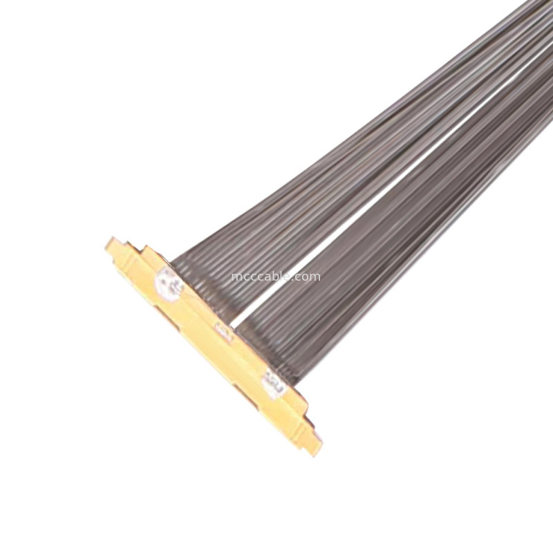 20531 50P câble micro coaxiale à accouplement vertical 20531-050t-02 connecteur à angle droit de 0,25 mm