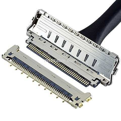 20679-030T-01 Micro câble coaxial 0,4 mm de trame Connecteur micro coaxial de type d'accouplement horizontal