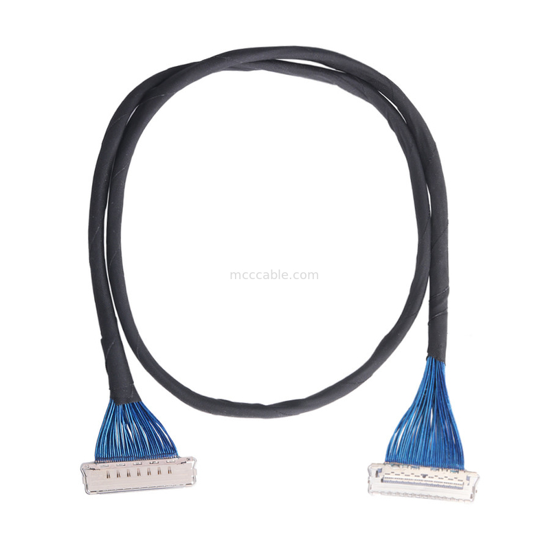IDC CABLE 20679 20729 Série 20679-050T-01 50P 0,4 mm d'envergure accouplement horizontal câble coaxial miniature personnaliser
