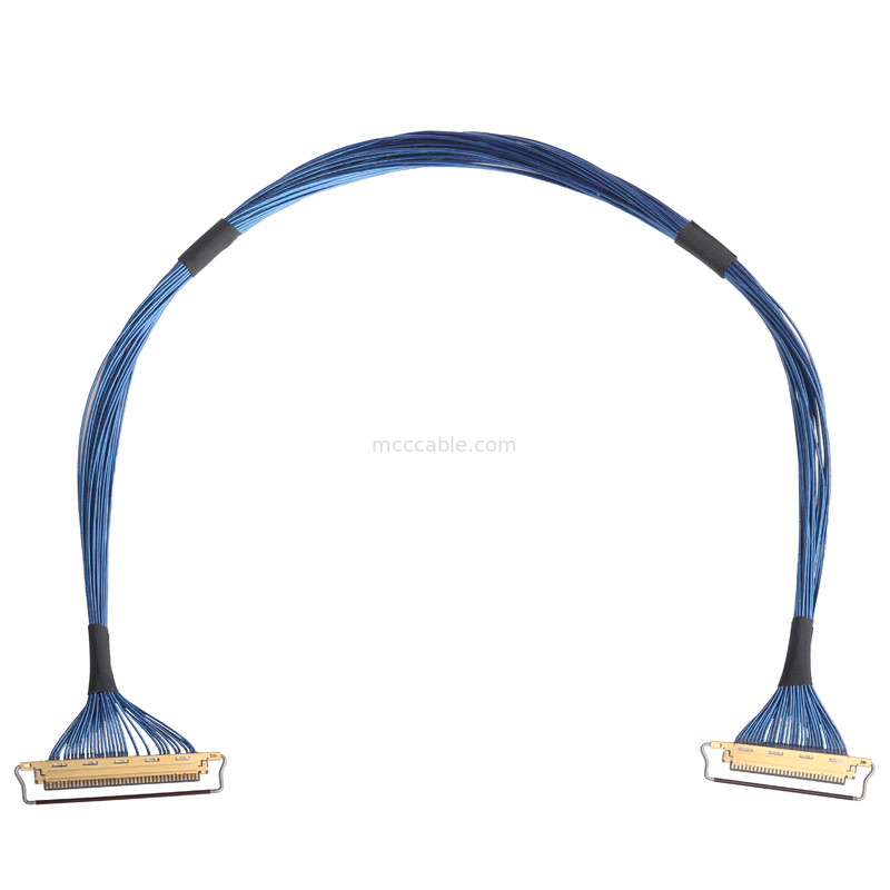 20453-240t-03 à 20453-230t-03 30P 40P 0,5 mm de hauteur 36AWG Assemblage de câbles Lvds