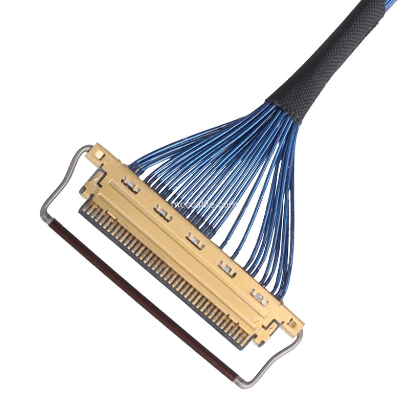 20453-240t-03 à 20453-230t-03 30P 40P 0,5 mm de hauteur 36AWG Assemblage de câbles Lvds