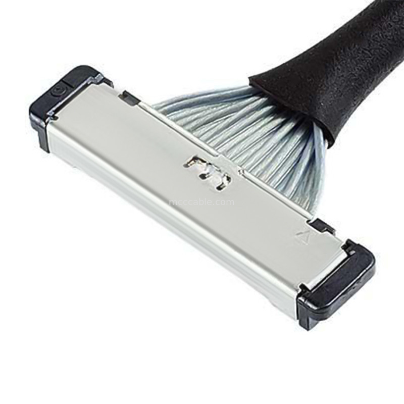 Câble micro de connecteur mâle des lvds 20 de cable connecteur coaxial de prise de récipient de SS 20380-R20T-06