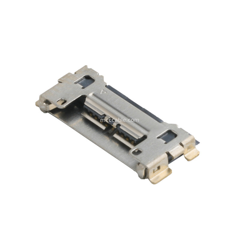Série 20633 20 Gbps/Lane 20525-210E-02 Micro connecteur coaxial 0,4 mm