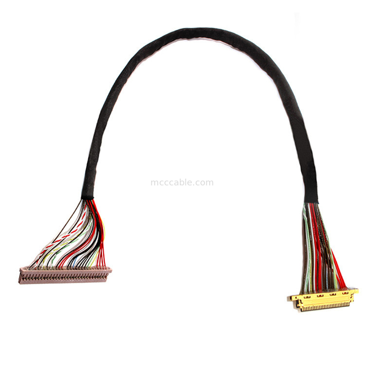 0.4 mm / 1.25 mm Pitch 30PIN à 30PIN I 20453 Lvds câble pour le moniteur LCD