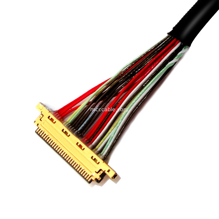 0.4 mm / 1.25 mm Pitch 30PIN à 30PIN I 20453 Lvds câble pour le moniteur LCD