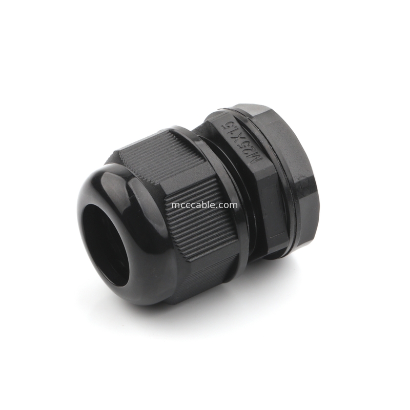 M25 Shell de connecteur imperméable à l'eau industriel avec 3Pin/4Pin/6Pin/7Pin/8Pin Prend en charge le traitement personnalisé du fil OEM / ODM