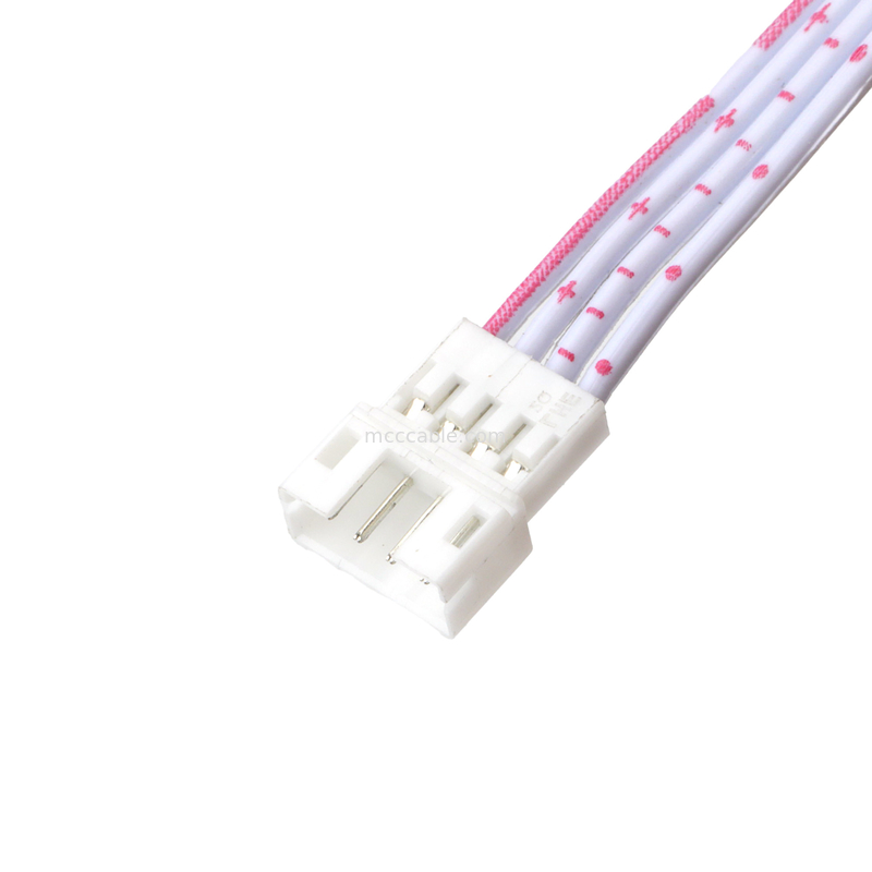 Connecteur LHE à ruban flexible plat de 4 broches mâle à femelle pour projets audio d'ingénierie électronique