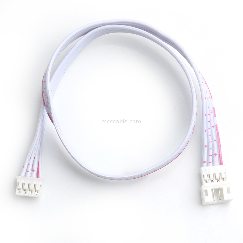 Connecteur LHE à ruban flexible plat de 4 broches mâle à femelle pour projets audio d'ingénierie électronique
