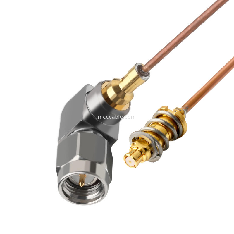 Vita 67 Smpm câble coaxial droit semi-rigide prise à Ra Sma prise à angle droit connecteur Sro47