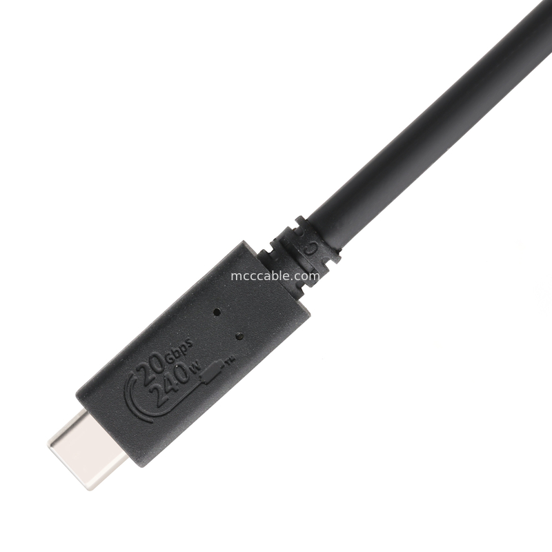câbles USB4 8K 240W 20Gbps câble USB4 de qualité industrielle à très haut débit de transmission
