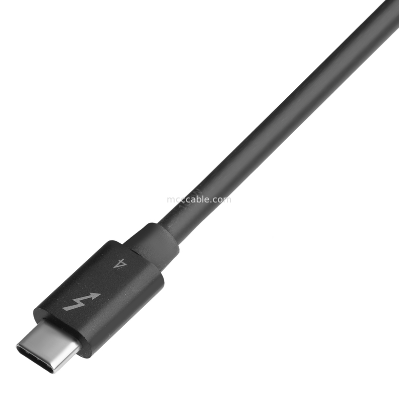Cable personnalisé Thunderbolt 4 Chargement ultra-rapide Transfert de données à vitesse fulgurante Doux et durable pour une expérience transparente
