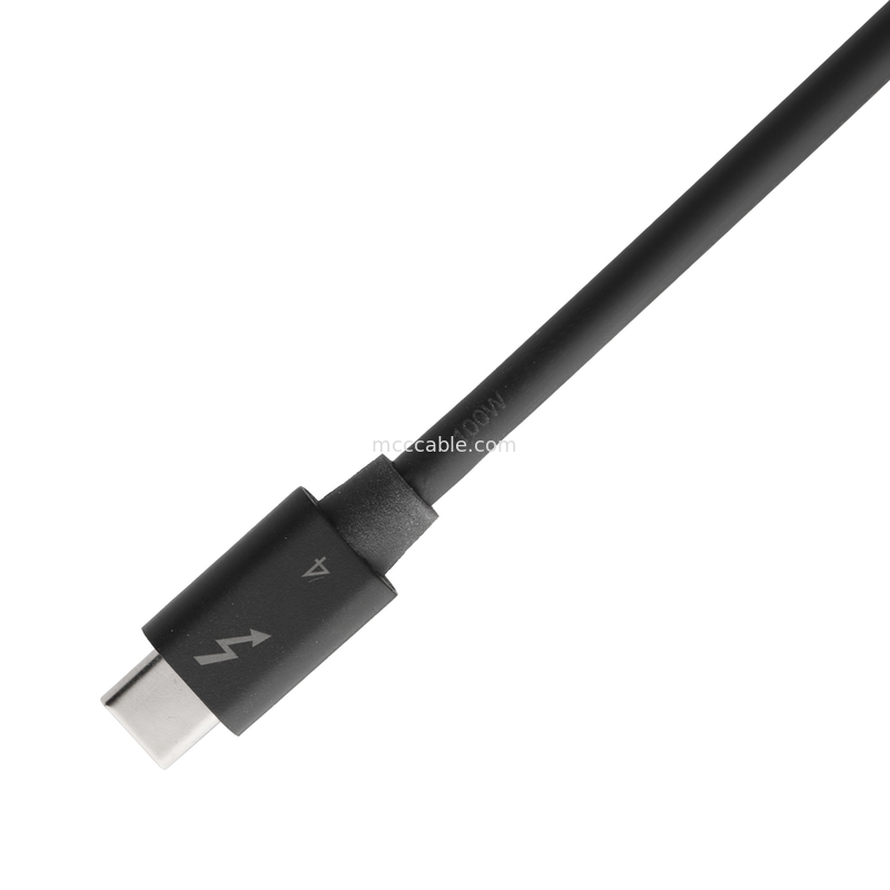 Cable personnalisé Thunderbolt 4 Chargement ultra-rapide Transfert de données à vitesse fulgurante Doux et durable pour une expérience transparente