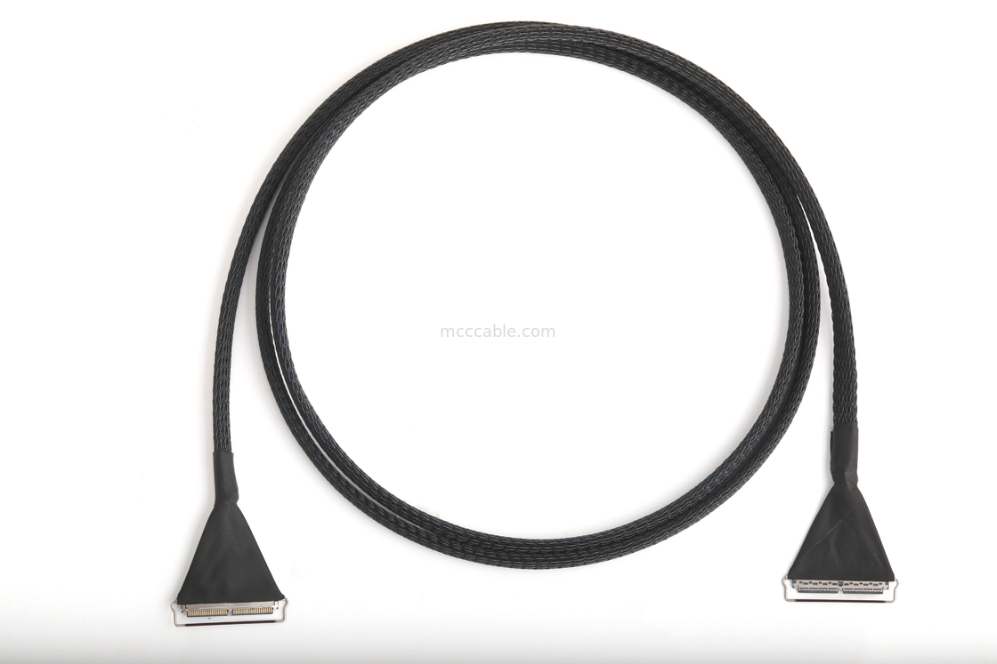 Câble micro-coaxial 40 broches, pas de 0,4 mm, double blindage pour EDP/LVDS
