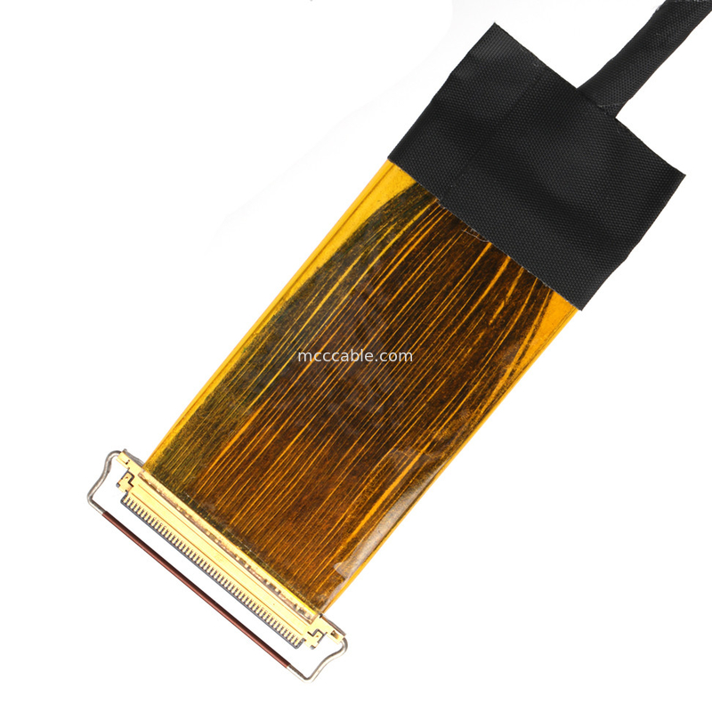 Assemblage de câble micro-coaxial à 50 broches avec câble blindé AWG38 pour les données à grande vitesse