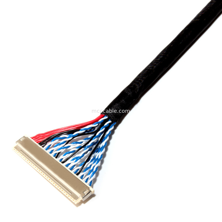 Borne 30 de fi X30H Lvds 30 connecteur d'affichage de 32 36 lvds d'A.W.G. JAE Connector For Lcd Panel