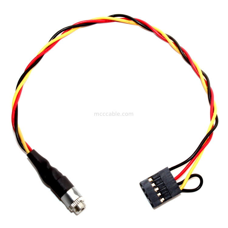 BÂTI JACK AUDIO de PANNEAU de l'EN-TÊTE 3.5MM de Molex 22-55-2101 de LANCEMENT de 10POS 2.54MM