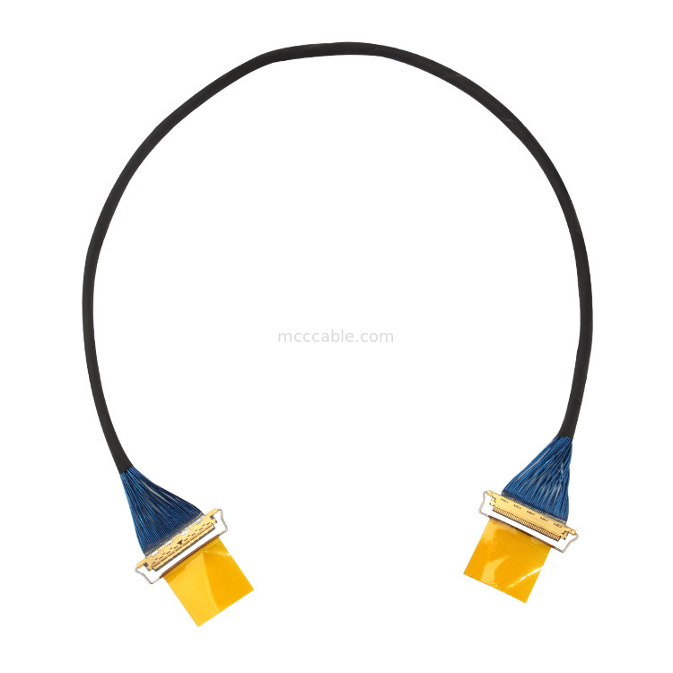 20 GBP/ruelle Mini Coax Cable High Data Rate Transfer For Thunderbolt 3 connecteur d'affichage de 20633 lvds 40T 01