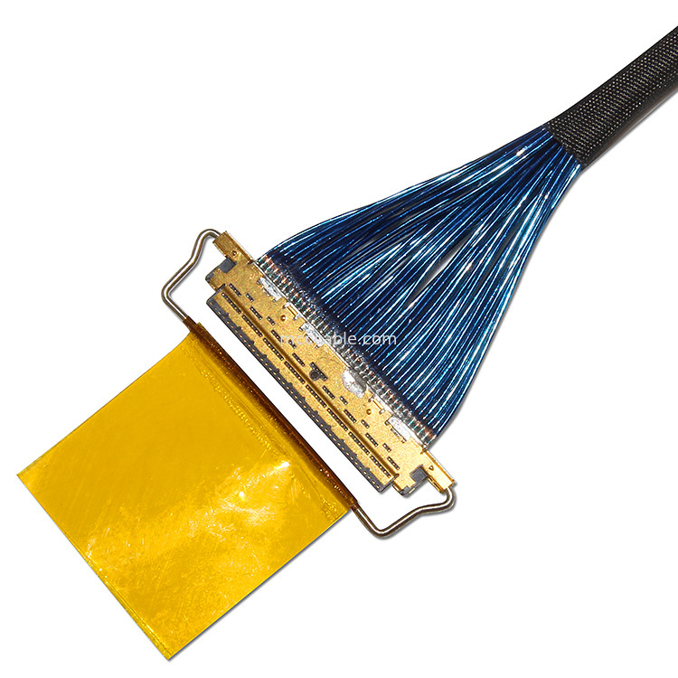 20 GBP/ruelle Mini Coax Cable High Data Rate Transfer For Thunderbolt 3 connecteur d'affichage de 20633 lvds 40T 01