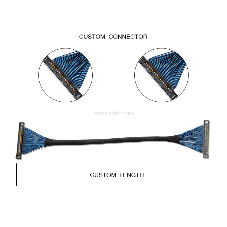 20373-R40T-06 40Pin câble coaxiale micro couplage vertical Edp Lvds Pour  20380 R40t 16