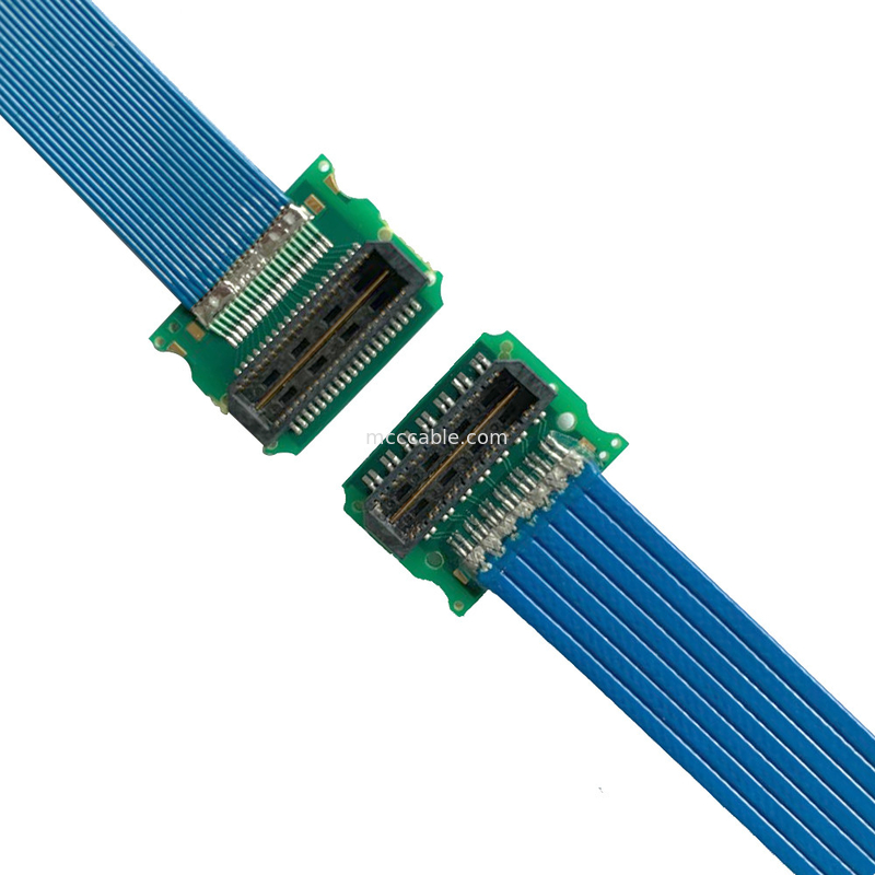 Connecteur d'affichage de lvds de câble équipé de Samtec QSH-030-01-F D 30pin 60pin 90pin