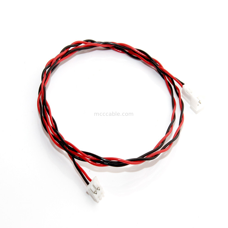 Harnais fait sur commande 2pin JST PH2.0 de fil pour le connecteur électrique d'affichage de lvds de bicyclette