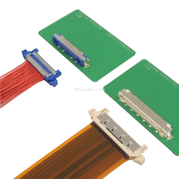 JST FWG 31P-FWG-Z-1 0,5 millimètres de fil de lancement au connecteur d'affichage de lvds de harnais de fil de conseil