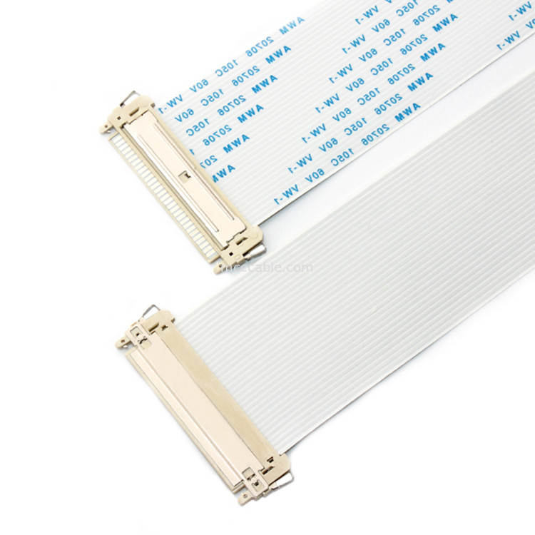 Câble de fi X30HL FFC FPC, écran de moniteur d'affichage à cristaux liquides de JAE For de câble de LVDS FFC