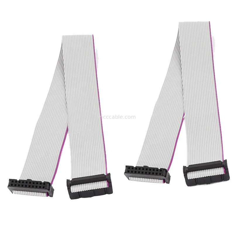 2,54 millimètres de lancement de câble plat flexible plat, 10 longueur du câble 60mm de Pin IDC