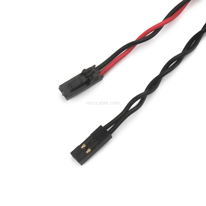 Câble mené bleu rouge de commutateur électrique D4 de Bulgin Mpi002 28 pour Rl à Molex 50579402