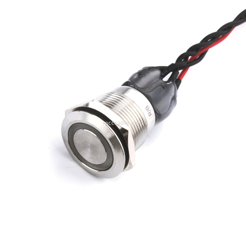 Câble mené bleu rouge de commutateur électrique D4 de Bulgin Mpi002 28 pour Rl à Molex 50579402