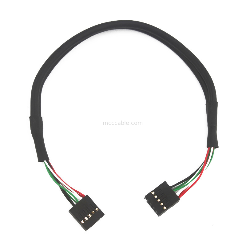 double Bb de harnais de fil d'Usb de 2.54mm au câble de la position MOLEX 22552101 de l'ordinateur monocarte 10
