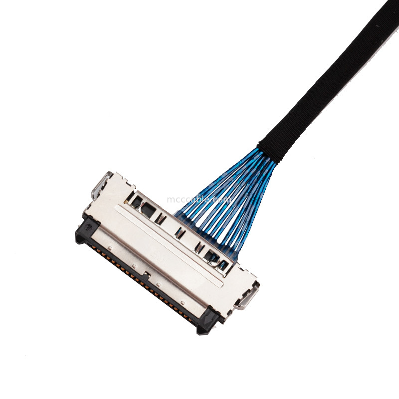 41 DIFFICULTÉ 41P du câble équipé d'informatique LVDS de Pin JAE aux HEURES FX15S-41P-0.5SD