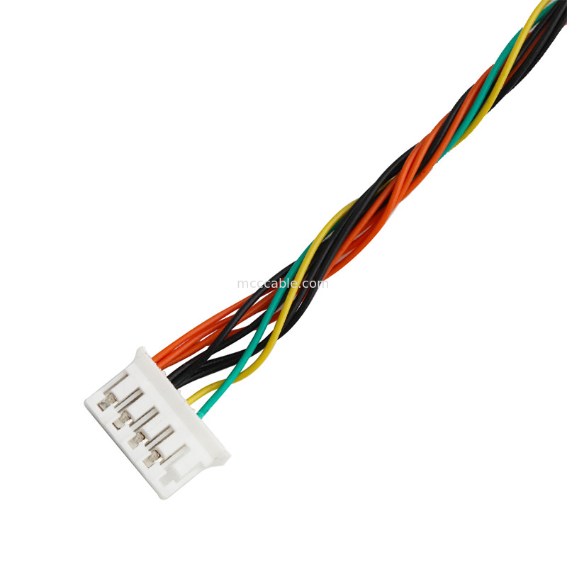 Câble équipé d'affichage à cristaux liquides d'ISO14001 Lvds 20453-230T à PH2.0 PHR-6P 1255H-2