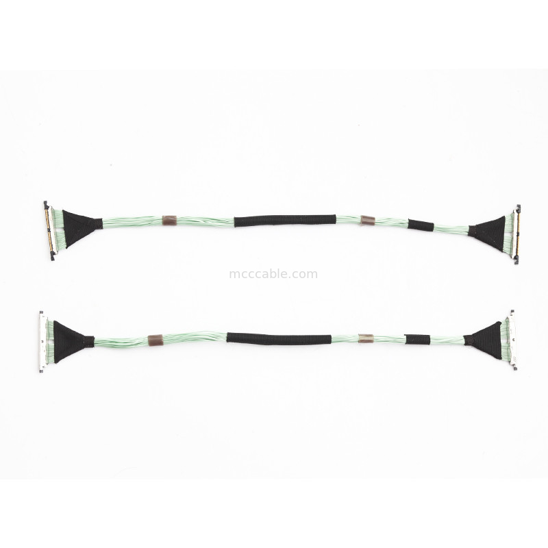 30 épingles micro coaxiale Lvds câble EDP  0,3 mm Pitch DF56-30P-0,3SD