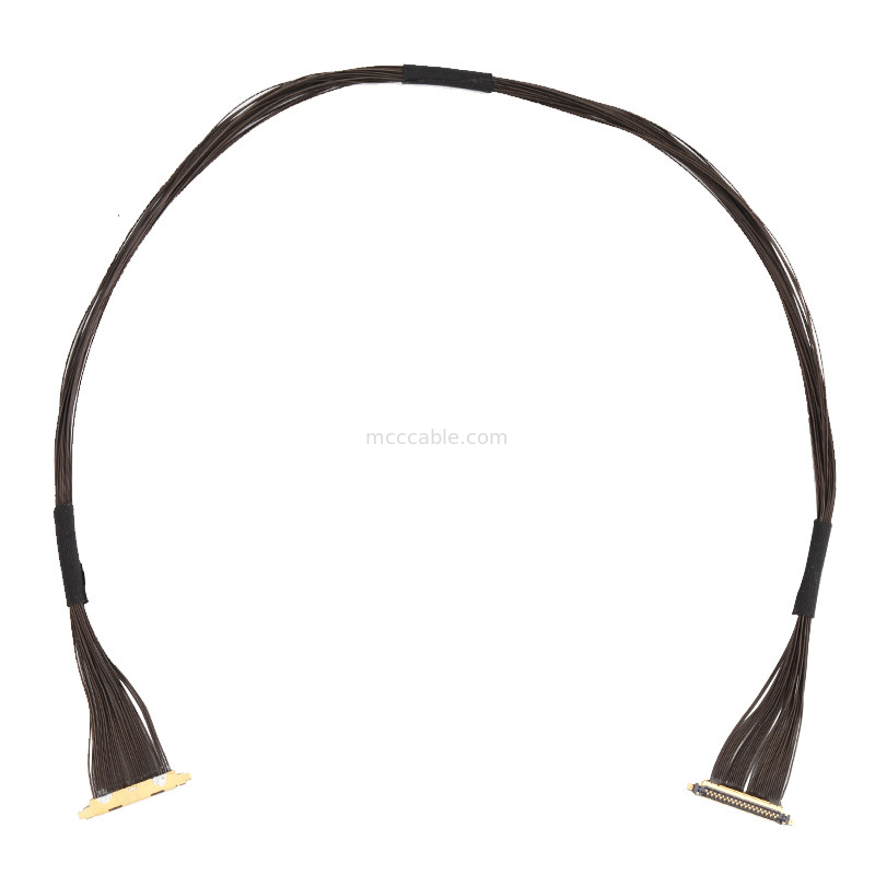 Cable coaxiale micro série 30P 20531-034T-02 à 20531-034T-02 0,25 mm de hauteur