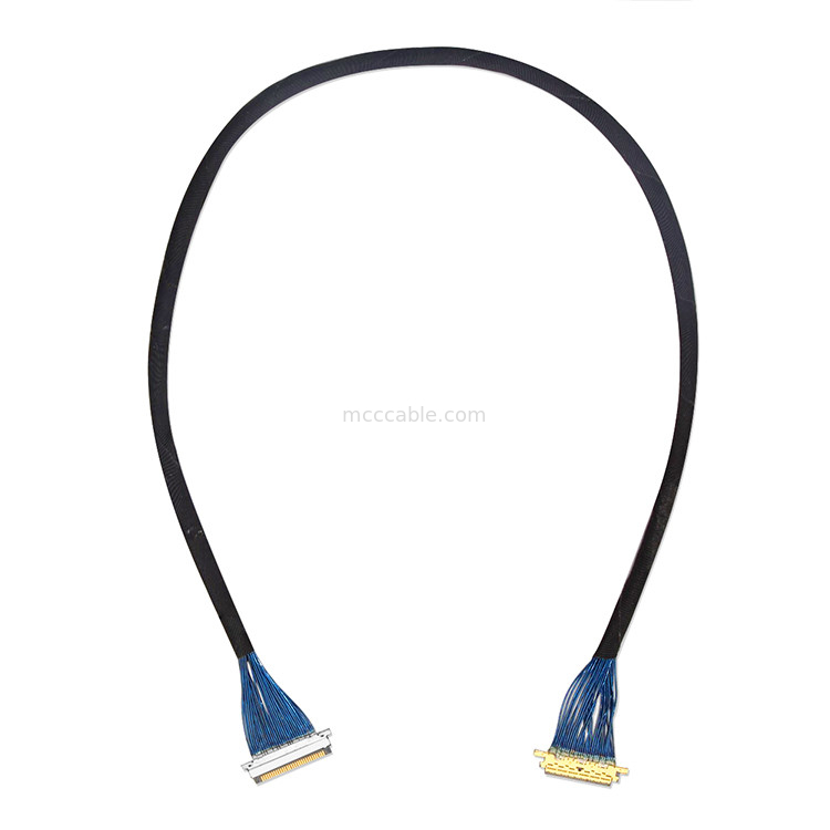 Longueur personnalisée LVDS Micro câble coaxial 0,4 mm 20453z-030 SD à 20347 Avec verrou mécanique